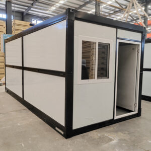 30ft Glamni X folding container house collapsible design suits festival accommodation