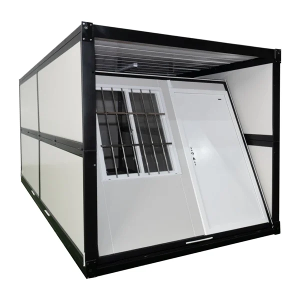 30ft Glamni Z foldable container house accommodates multiple units for large events