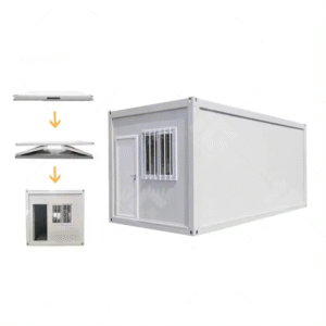 30ft Glamni Z foldable container house ensures stable structure in windy terrains