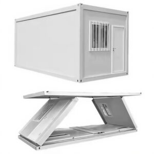 40ft Glamni X folding container house saves transport cost and assembly steps