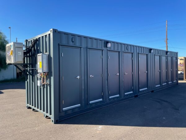 Communal Bathroom Shower Module 20FT Detachable Container House Prefab Design