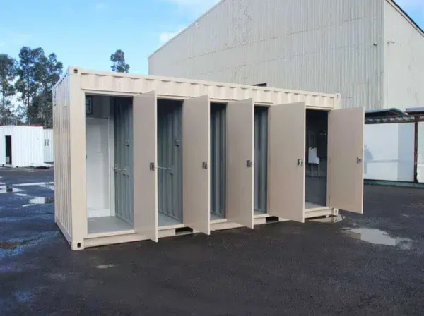 Communal Bathroom Shower Module 20FT Detachable Container House Prefab Design