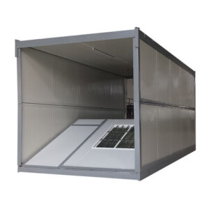 Deck expansions achieved 30ft Glamni Z foldable container house fosters vertical lodging