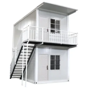 Durable dual level concept in Glamni Z foldable container house for resorts