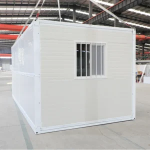 Eco-friendly 20ft Glamni Z foldable container house lowers onsite labor demands