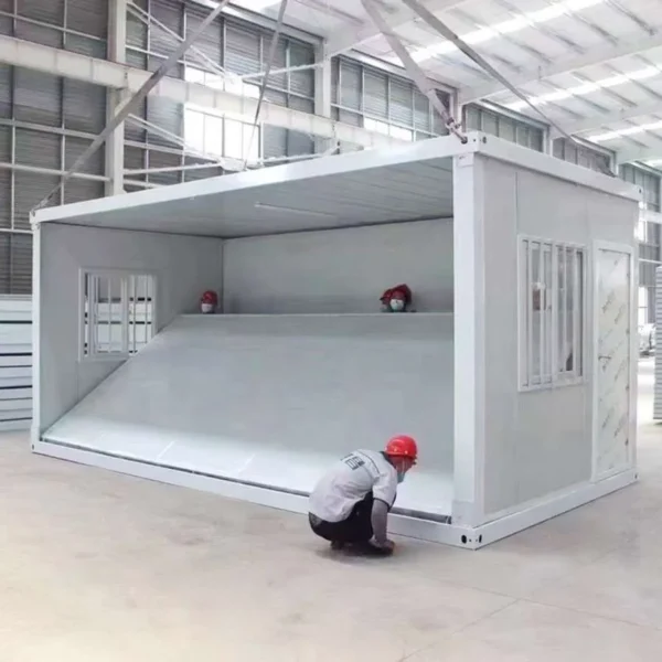 Eco-minded resort expansions 20ft Glamni Z foldable container house dual layer