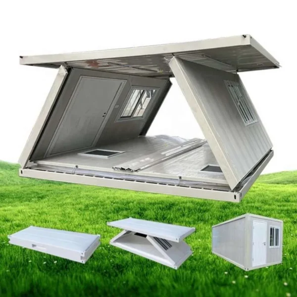 Eco-minded resort expansions 20ft Glamni Z foldable container house dual layer