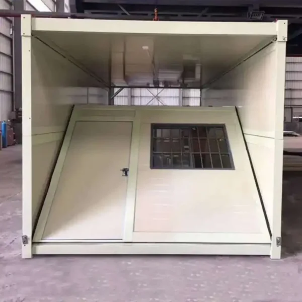 Glamni 20ft Z foldable container house stackable design meets seasonal workforce needs