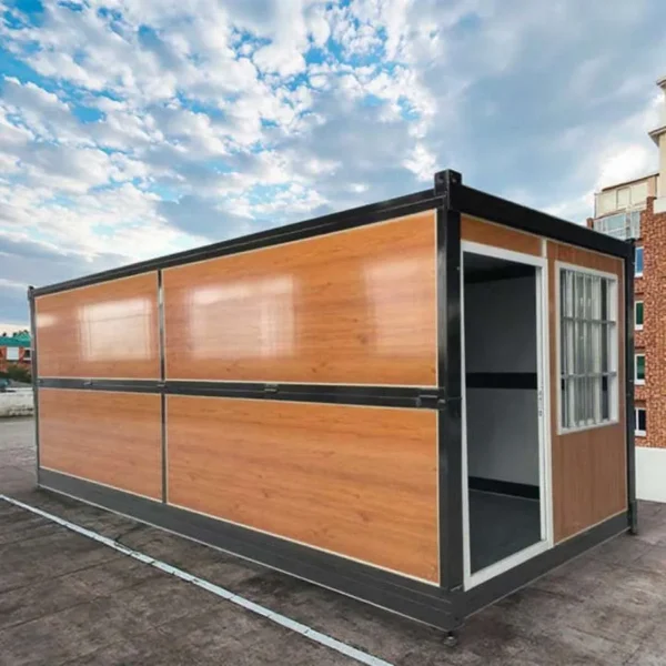 Glamping upgrades enabled 40ft Glamni Z foldable container house dual deck system